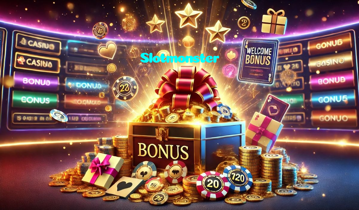 Slotmonster خوش آمدید بونس +600% پیشکش موبائل ایپ کے پروموشن سیکشن میں دکھائی دیتی ہے۔
